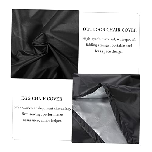 DOITOOL Swing Chair Cover Garden Furniture Protector Swing Chair Protector outdoorswing Hanging Chairs Outdoor Furniture Cover Egg Chair Cover Heavy Duty Chair Protective Cover Zipper