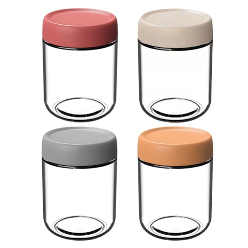 Lot De 6 Bocaux En Verre Avec Couvercle à Visser - Pour Overnight Oats, Yaourt Maison, Confiture, Aliments Pour Bébé (700 Ml) - 4