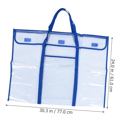 Sac de rangement transparent PLAFOPE idéal pour grands posters et projets scolaires - 2