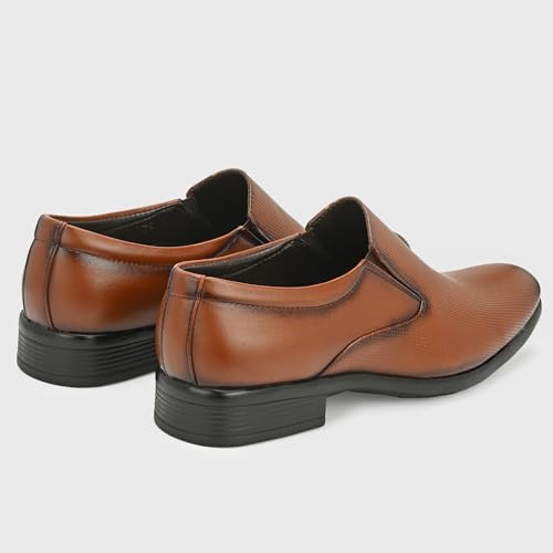Image of Centrino Formal Shoes for Men | Lightweight Comfortable Office Shoes for Man Stylish | Cushioned Insole Lace-Up Shoes for Men | Durable TPR Sole | Trendy Classic Design Footwear for Men (8114)