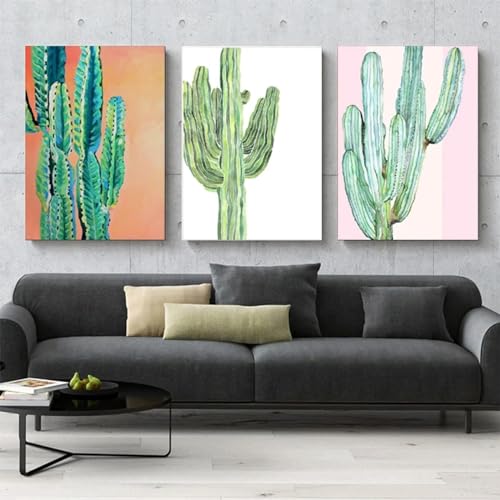 Art végétal abstrait KEBIA | Peinture sur toile haut de gamme 60x80 cm pour décoration murale