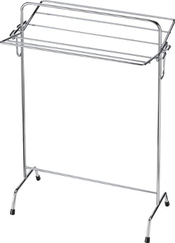 Mt Trimatsu Towel Rack, Silver, 16.1 x 11.4 x 23.2 inches (410 x 291 x 590 mm), Fits Towel Width up to