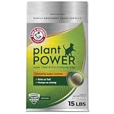 ARM & Hammer Plant Power Lightweight Plant-Based Clumping Cat Litter for Multi-Cat Homes, Highly Absorbent Natural Grain Formula, 14-Day...