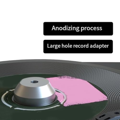 Axaooqeld Stabilisateur de disque en métal pour platine vinyle, HiFi, argent, installation facile, facile à utiliser - Les Beatles, Paul McCartney, John Lennon, RIngo Starr, George Harrison Axaooqeld Stabilisateur de disque en métal pour platine vinyle, HiFi, argent, installation facile, facile à utiliser – Image 4