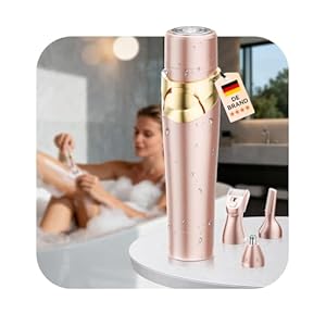 6-in-1 Upgrade Intimrasierer für Frauen【Branchen Nr.1 - Seidig Glatte Haarentfernung】【0 Reizun &0 Rückstände】Elektrischer Rasierer Damen Intimbereich für Bikinizone, Gesicht und Körper