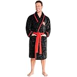 Only Fools and Horses Dressing Gown for Men & Teens M-3XL, Soft Fleece Loungewear Nightwear Robe With Pockets, Gifts for Men (2XL, Dark Grey)