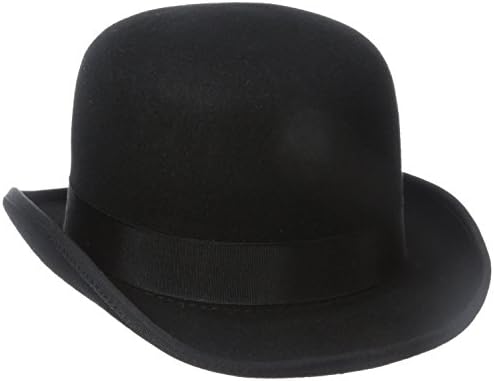 STACY ADAMS Men's Wool Derby Hat, Black, Medium