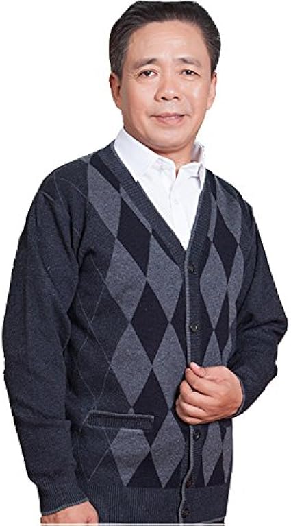 Amazon ビビショー 17 春 ニットカーディガン メンズ50代 60代70代 コーディガン ロング丈 スプリングコート 180 C カーディガン 通販