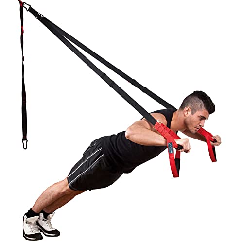 Fitness Mad Suspension Training System | Sling Trainer with Door Anchor | Suspension Trainer for Strength Training & Body Weight Resistance | Full-Body Training – Workout Anywhere - Image 5