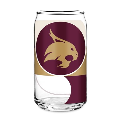 Rico Industries NCAA Texas State Bobcats Standard 16-oz Class Can Shaped