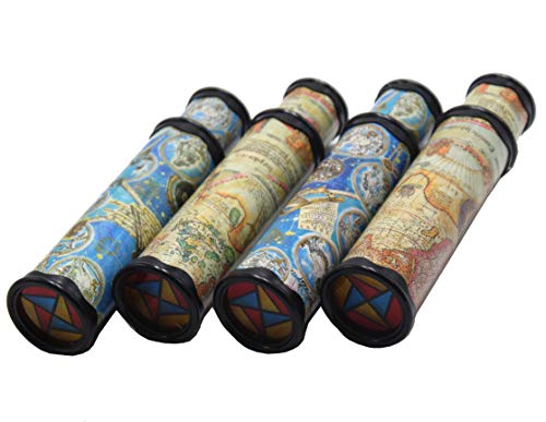 Fivoendar Magic Kaleidoscope, 4 Pack For Kids Adults 3D Mirror Lens Kaleidoscope Party Favors Stretchable Long Classic Kaleidoscope Toy Educational Science Developmental Toy (Two Colors) #TOP1