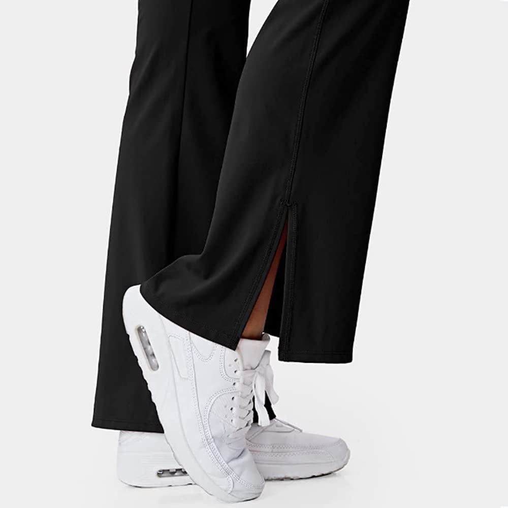 Pantaloni da Yoga Donna Pantaloni a Zampa Campana Pantaloni da Lavoro Sportivi a Casa Elasticizzati e Comodi Attillati a Gamba Stretta con Controllo della Pancia