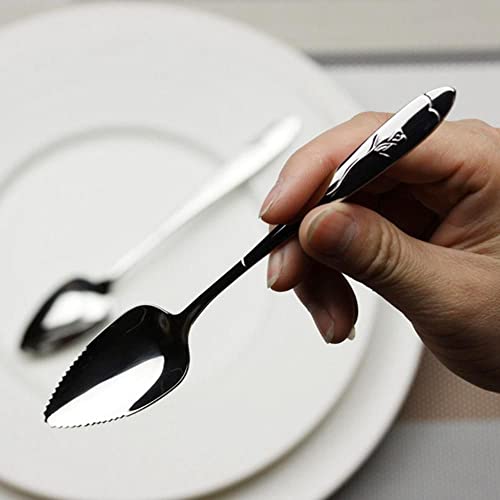 Grapefruit Spoons, Stainless Steel Grapefruit Spoon, Chef Craft Serrated Grapefruit Spoon For Cirtrus Fruits, Kiwi, Salad, And Desserts #TOP1