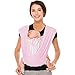 Baby Carrier by Cuby, Natural Cotton Baby Sling Baby Holder Extra Comfortable for Easy Wearing Carrying of Newborn, Infant Toddler and Ideal for Baby Registry, Nursing,Breastfeeding (Pink)