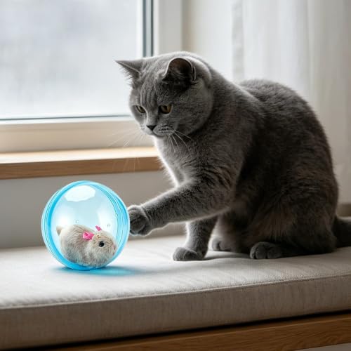 Pelota de juguete interactiva para gatos de diseño eficiente y acabado superior 4
