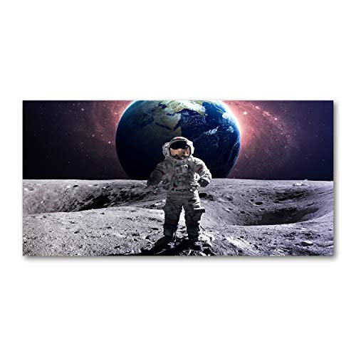 Crédence de cuisine 100x50cm en verre trempé avec motif astronaute