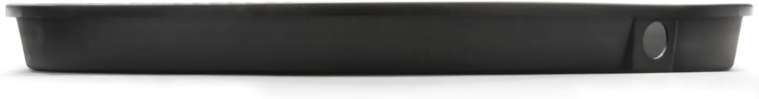 Camco 11410 Plastic Drain Pan with PVC Fitting, 28" ID