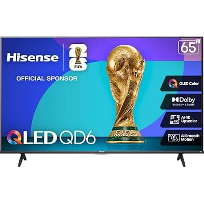 Hisense 65QD65QF 65 inch Class QD6 Series 4K QLED Smart Fire TV