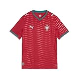 PUMA Jungen Fpf Home Jersey Replica Jr Trikots, Club Red-Green Lagoon, 164 EU