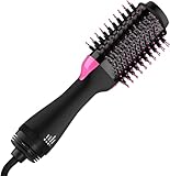 2024 New 4 in 1 Styling Tools Blow Dryer With Aluminum Sheet Oval Barrel, Hair Dryer and Styler Volumizer, Hot Air Brush Straightener