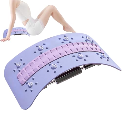 Tabla Lumbar, Camilla De Espalda, Tabla Para Estirar La Espalda, Crujido Lumbar Ajustable, Diseño Ergonómico, Fitness Y Ejercicios En Casa, Para Aliviar El Dolor, Relajar Y Liberar