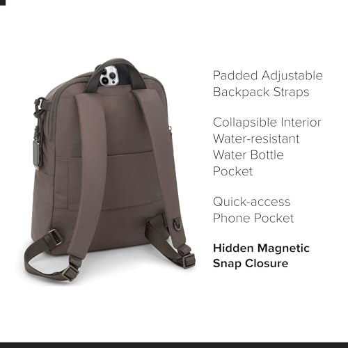 Image of Tumi Womens Halsey Backpack Mink One Size