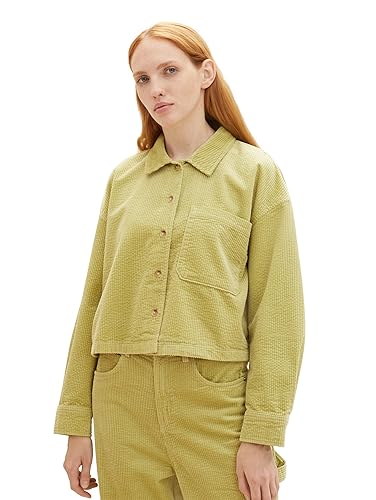 Blouse Tom Tailor Denim 1038175 pour femme en coton bleu marine - 4