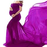 rolli unterm kleid Material: Die weiche Baumwolle und fließender Chiffon dieses Mutterschaft Fotografie Kleid bringen Ihnen eine angenehme Erfahrung, wenn Foto