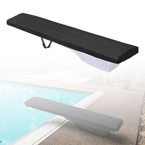 Swimming Pool Diving Board Cover for 6 ft - Outdoor Waterproof & UV-Resistant Protective Cover, Elastic Edges & Buckle Straps, 6 ft (L) x 1.5 ft (W) x 0.4 ft (H) (6x1.5x0.4ft)
