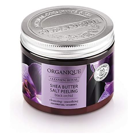 Organique Shea Butter Exfoliating Scrub with Black Orchid Cover