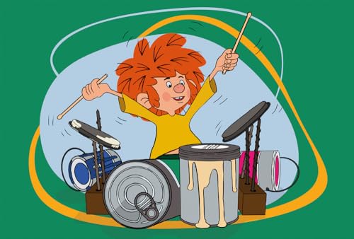 Preisvergleich Produktbild Schmidt Spiele 56491 Pumuckl spielt Schlagzeug, 60 Teile Kinderpuzzle