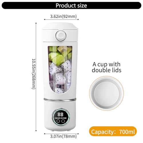 Mini blender portable 700 ml idéal pour le sport et le voyage