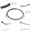 Selizo 100Pcs Necklace Cord for Jewelry Making, Black Waxed String Bracelet Making Supplies #3