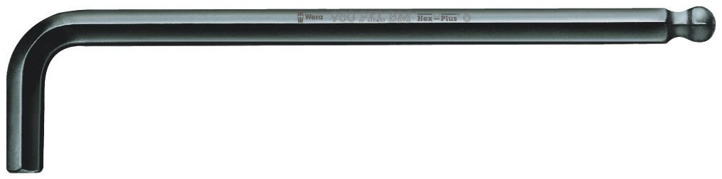 Wera Hexagon 950 PKL BM L-key, BlackLaser, Ballpoint Hex Key 5mm x 160mm L-key