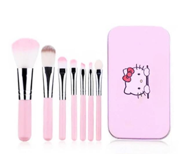 Hello Kitty Pink Makeup Brush (7Pc_Pink)
