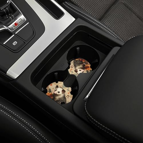 Posavasos de auto para porta vasos - Set de 2 negro miniatura 5