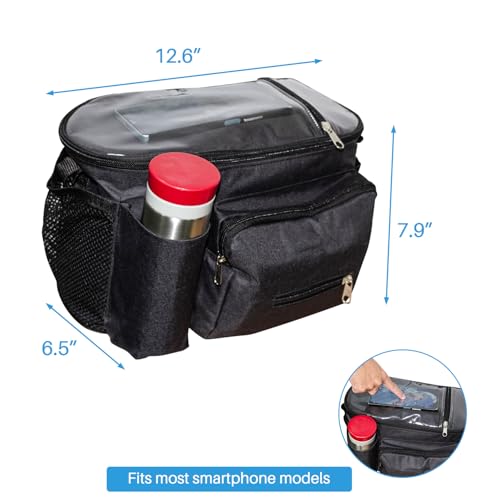 Large Bike Handlebar Storage Pouch