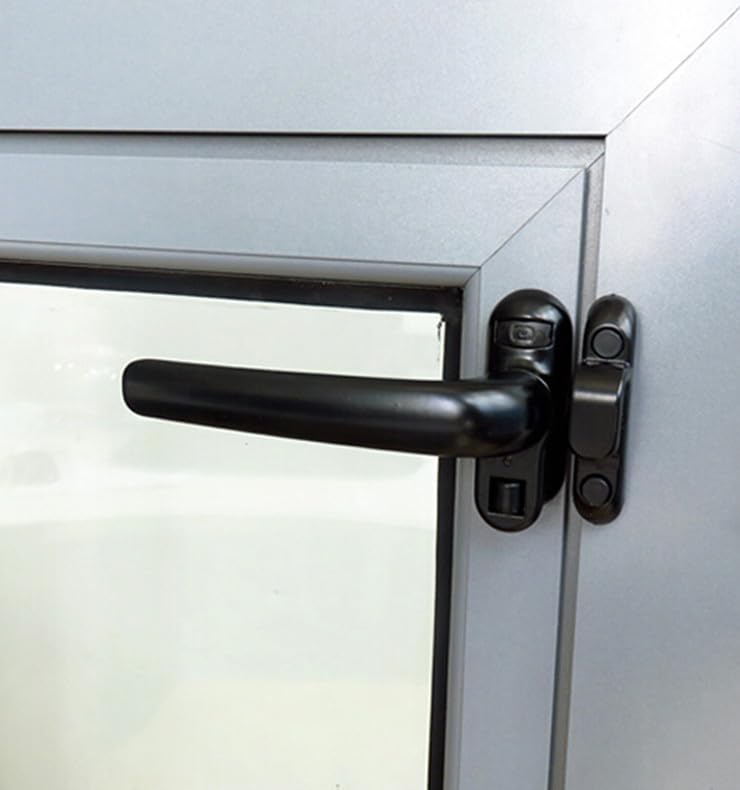 MRKU Maniglie per finestre con Chiusura Universale a Chiave e Serrature, Porta di Sicurezza per Bambini, per Porte a Doppio Vetro.