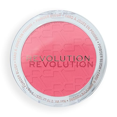 Revolution Blusher Reloaded, Airbrush Effect, Buildable Blush, Soft Matte Finish, Vegan & Cruelty-Free, Risking It Coral, 7.5g