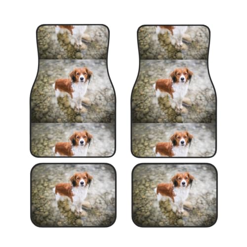 Alfombrillas para coche que no se mueven: juego de neopreno con diseño de perros