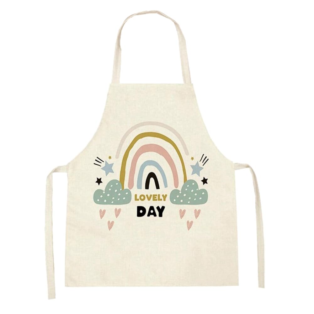 Vocdikficy Estilo 7-Delantal Infantil Personalizado para Cocinar Regalos de Repostería para Niños Delantal Personalizado Juego de Utensilios de Cocina para Niños