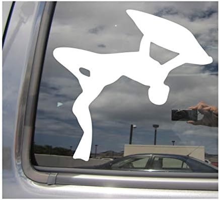 Bodyboarding Bodyboarder - Boogie Board Surf Hawaii Waves - Cars Trucks Moped Helmet Hard Hat Auto Automotive Craft Laptop Vinyl Decal Store Window Wall Sticker 04026