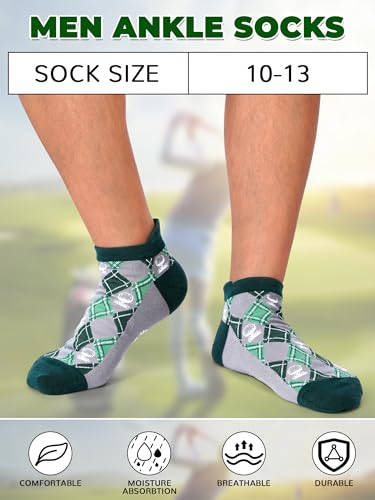 Floraltop 10 Pairs Novelty Golf Socks