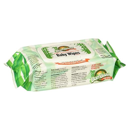 Bum Boosa Bamboo Baby Wipes - Natural Scent, Eco- Friendly, 80 Count (Pack of 6)