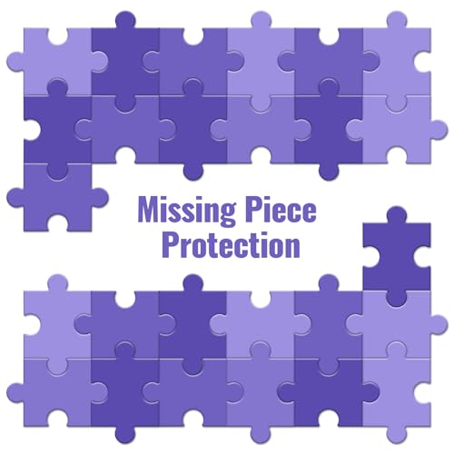 Puzzle de 300 piezas grandes para adultos, flores y gato colorido. Rompecabezas de animales con letra en la parte trasera, póster HD 1:1, encaje perfecto, sin polvo, actividad desafiante para la familia, medida 20.5x15 pulgadas miniatura 4