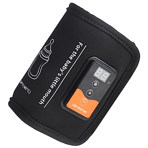 SUPVOX Bottle Warmer Reusable Feeding Bottle Warmer with Temperature Travel Friendly Design LCD Display for Home Go Use