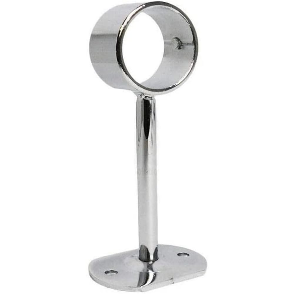 Shoplines Supplies Chrome Clothes Garment Rail System – Walk-In Wardrobe Hanging Rail Kit – Heavy-Duty Tubing For Retail & Home Use – Customizable Hanging Storage Display Solution (32Mm-Drop Socket (3 Inch Heavy Duty))