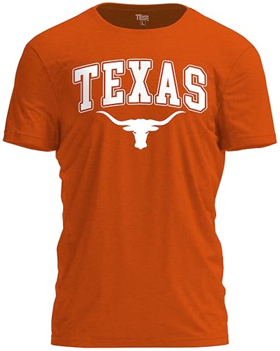 TeeStock Texas T-Shirt Bold Sport State Letters Tee for Fans and Game Days