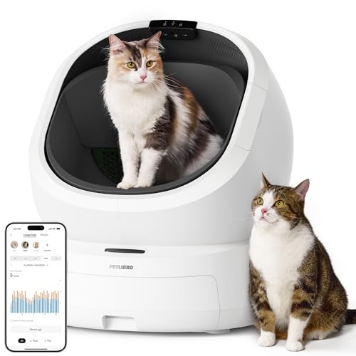 Image of PETLIBRO Automatic Litter Box with AI-Camera Waste Analysis, Auto Odor-Control Self Cleaning Cat Litter Box