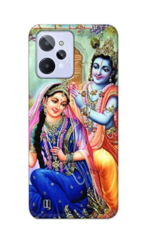Image of PRINTFIDAA Printed Hard Back Cover Case for Realme C31 Back Cover (Radha Krishna) -1803